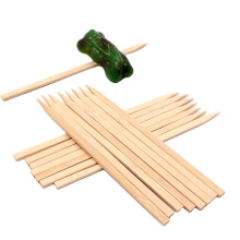 Royal 7&quot; Naturfarben Satay und Gemüse Bambusstäbchen flache Holzspieße zum Grillen